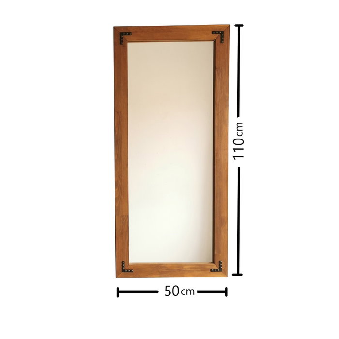 Hanah Home Espejo de Nogal 50x110 cm
